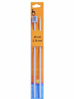 Pony Single Pointed Knitting Needles 16in (40cm)										 - US 5 (3.75mm)