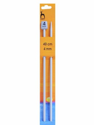 Pony Single Pointed Knitting Needles 16in (40cm)										 - US 6 (4.00mm)