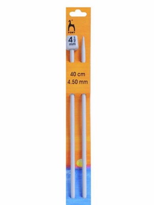 Pony Single Pointed Knitting Needles 16in (40cm)										 - US 7 (4.50mm)