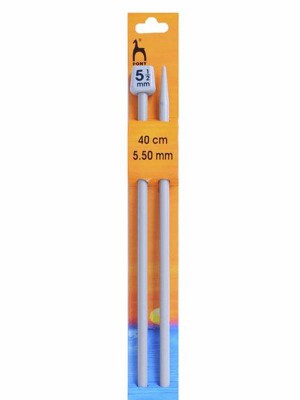 Pony Single Pointed Knitting Needles 16in (40cm)										 - US 9 (5.50mm)