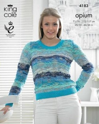 King Cole 4183 Sweater And Cardigan										