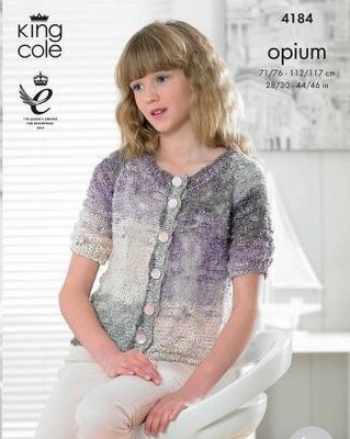 King Cole 4184 V and Round Neck Cardigans										