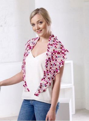 Manos Rambling Roses Shawl										