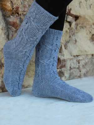Regia R0400 Socks with Cable Pattern										