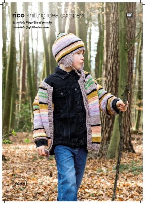 Rico KIC 1044 Striped Jacket & Hat										