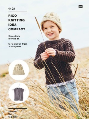 Rico KIC 1121 Essentials Merino DK Sweater, Hat and Tank Top										