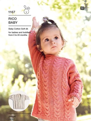 Rico KIC 1167 Baby Cotton Soft DK Jumper and Jacket										