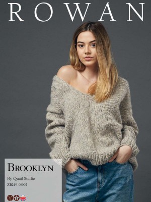 Rowan Brooklyn Sweater in Brushed Fleece										