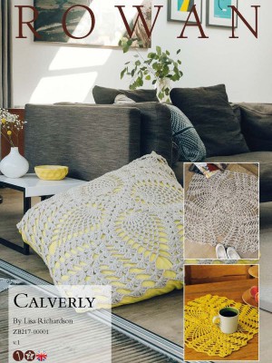 Rowan Calverly Crochet Floor Cushion, Mat & Doily										