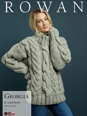 Rowan Georgia Sweater in Brushed Fleece										