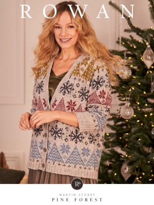 Rowan Pine Forest Cardigan Multicoloured										
