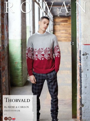 Rowan Thorvald Men's Sweater in Alpaca Soft DK										