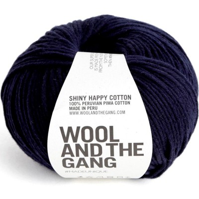 Wool and the Gang Shiny Happy Cotton										 - Midnight Blue