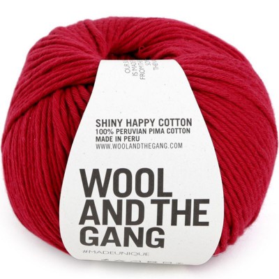 Wool and the Gang Shiny Happy Cotton										 - True Blood Red