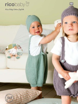 Rico KIC 528 Baby Lederhosen, Hat & Booties										