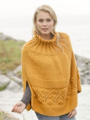 DROPS Saffron Poncho										