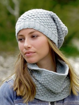DROPS Shafter Hat & Cowl										