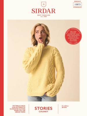 Sirdar 10873 Weekend Wanderlust Over It Sweater										