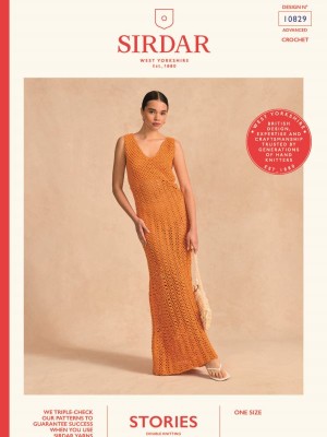 Sirdar Amalfi Coast 10829 Slinky Sundown Maxi Dress										