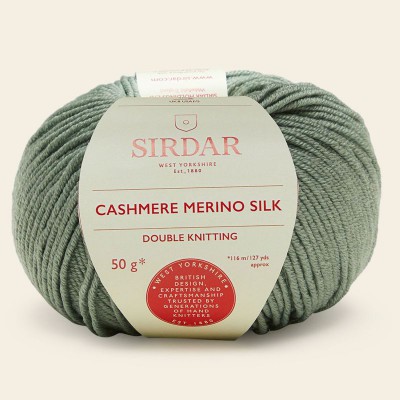 Sirdar Cashmere Merino Silk DK										 - 421 Meadow Green