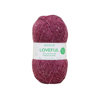 Sirdar Loveful Recycled Tweed										 - 203 Berry