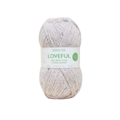 Sirdar Loveful Recycled Tweed										 - 201 Silver
