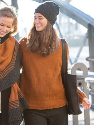 Patons Merino Moments Ladies' Simple Sweater										