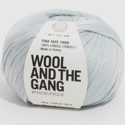 Wool and the Gang Tina Tape Yarn										 - Duck Egg Blue