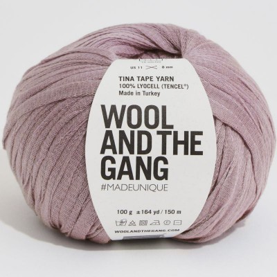 Wool and the Gang Tina Tape Yarn										 - Mellow Mauve