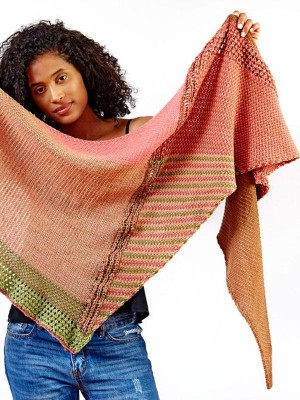 Urth Yarns Divan Yolu Shawl in Harvest Fingering										