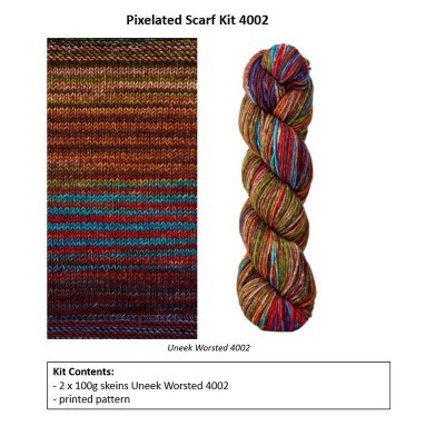 Urth Yarns Pixelated Scarf Kit										 - 4002