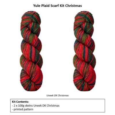 Urth Yarns Yule Plaid Scarf										 - Christmas