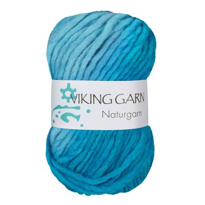 Viking Garn Snorre Naturgarn										 - 629 Multi Turquoise