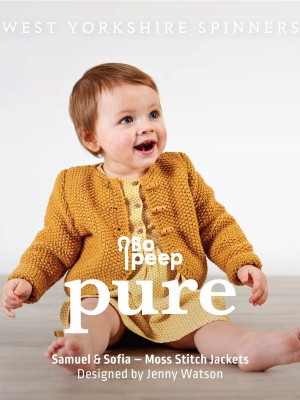 West Yorkshire Spinners Samuel and Sofia Moss Stitch Jackets										