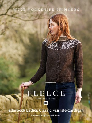 West Yorkshire Spinners Ellerbeck Cardigan in Jacobs DK										
