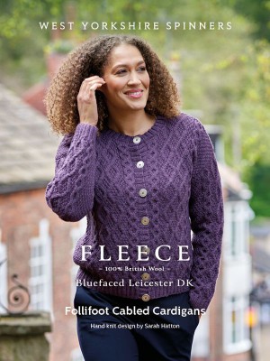 West Yorkshire Spinners Follifoot Cabled Cardigans in BFL DK										