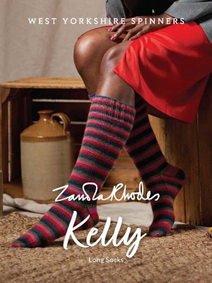 West Yorkshire Spinners Kelly Long Socks by Zandra Rhodes										