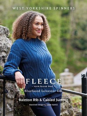 West Yorkshire Spinners Rainton Rib & Cabled Sweater in BFL DK										