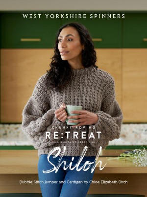 West Yorkshire Spinners Shiloh Bubble Stitch Cardigan & Sweater in Re:Treat Chunky										