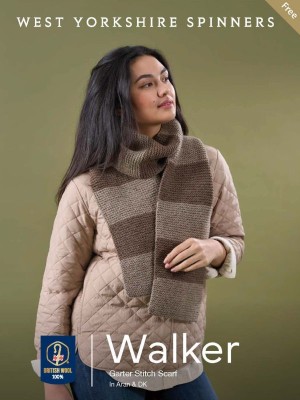 West Yorkshire Spinners Walker Garter Stitch Scarf										