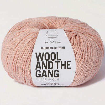 Wool and the Gang Buddy Hemp										 - 14 Cameo Rose