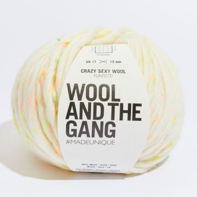 Wool and the Gang Crazy Sexy Wool										 - Funfetti 265 Glow Up Cream