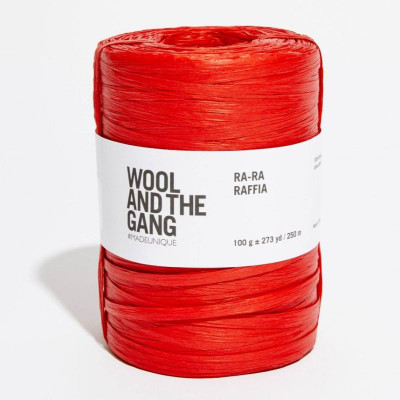 Wool and the Gang Ra-Ra Raffia										 - 222 Bardot Red