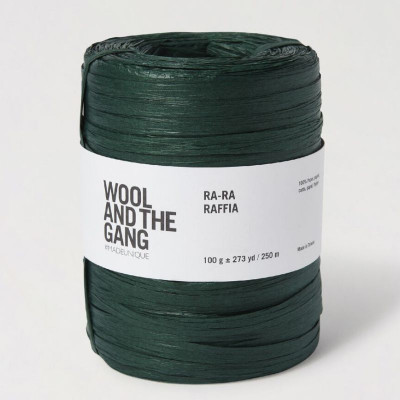 Wool and the Gang Ra-Ra Raffia										 - 316 Bottle Green