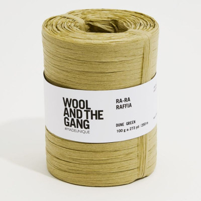 Wool and the Gang Ra-Ra Raffia										 - 187 Dune Green