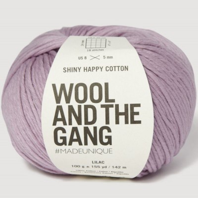 Wool and the Gang Shiny Happy Cotton										 - 320 Lilac