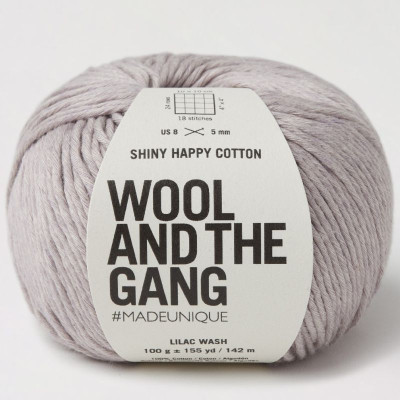 Wool and the Gang Shiny Happy Cotton										 - 293 Lilac Wash