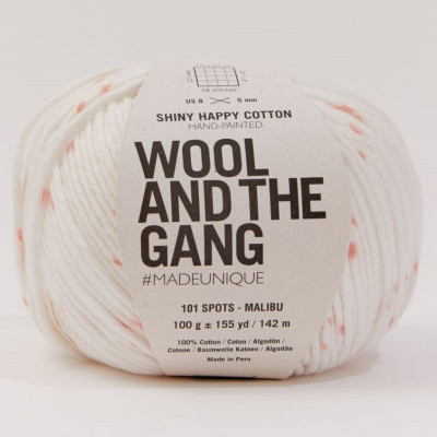 Wool and the Gang Shiny Happy Cotton										 - 282 Spots Malibu