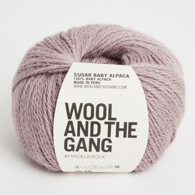 Wool and the Gang Sugar Baby Alpaca										 - 054 Martini Grey
