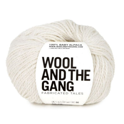Wool and the Gang Sugar Baby Alpaca										 - 086 Snow White